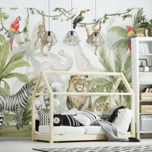 Papier Peint Jungle Safari
