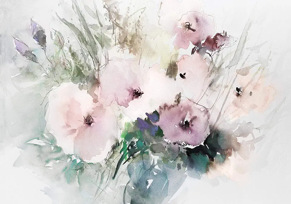 Aquarelle florale vintage Fleurs