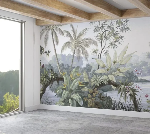 Papier Peint Jungle Tropical – Papier peint panoramique