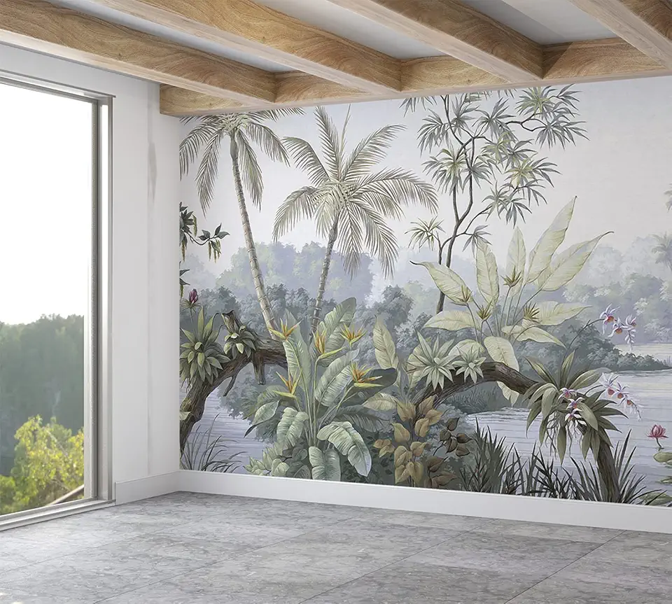 Papier Peint Jungle Tropical